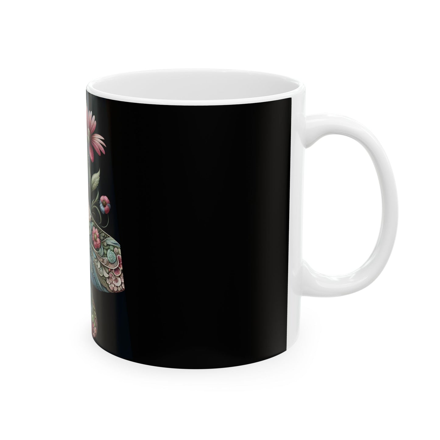 Mug - Floral Dragonfly