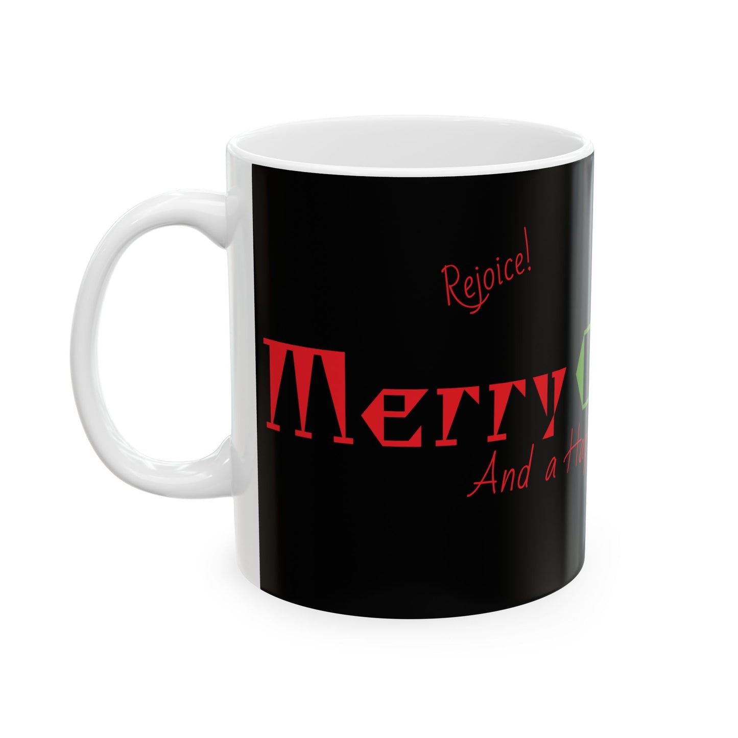 Christmas Rejoice Ceramic Mug