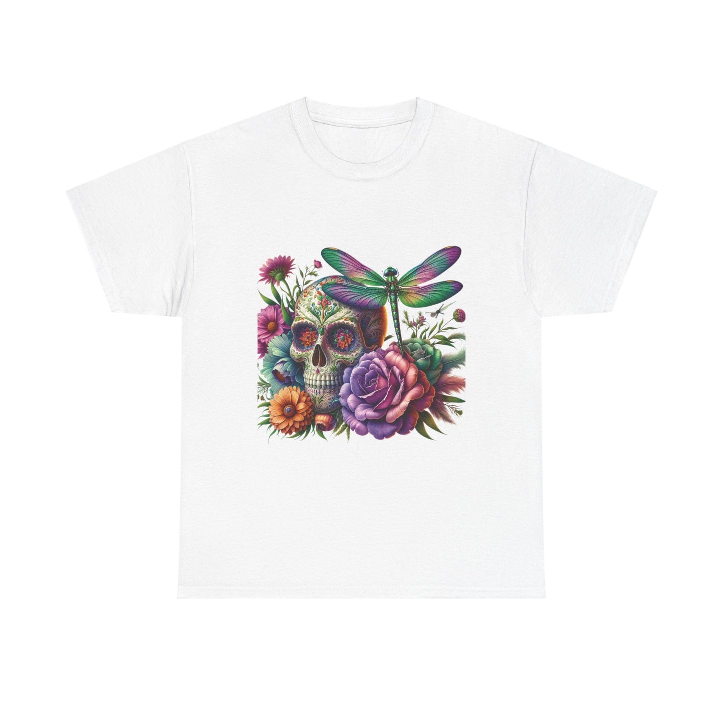 Sugar Skull Dragon Fly Tee