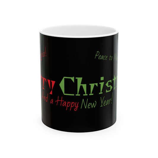 Christmas Rejoice Ceramic Mug