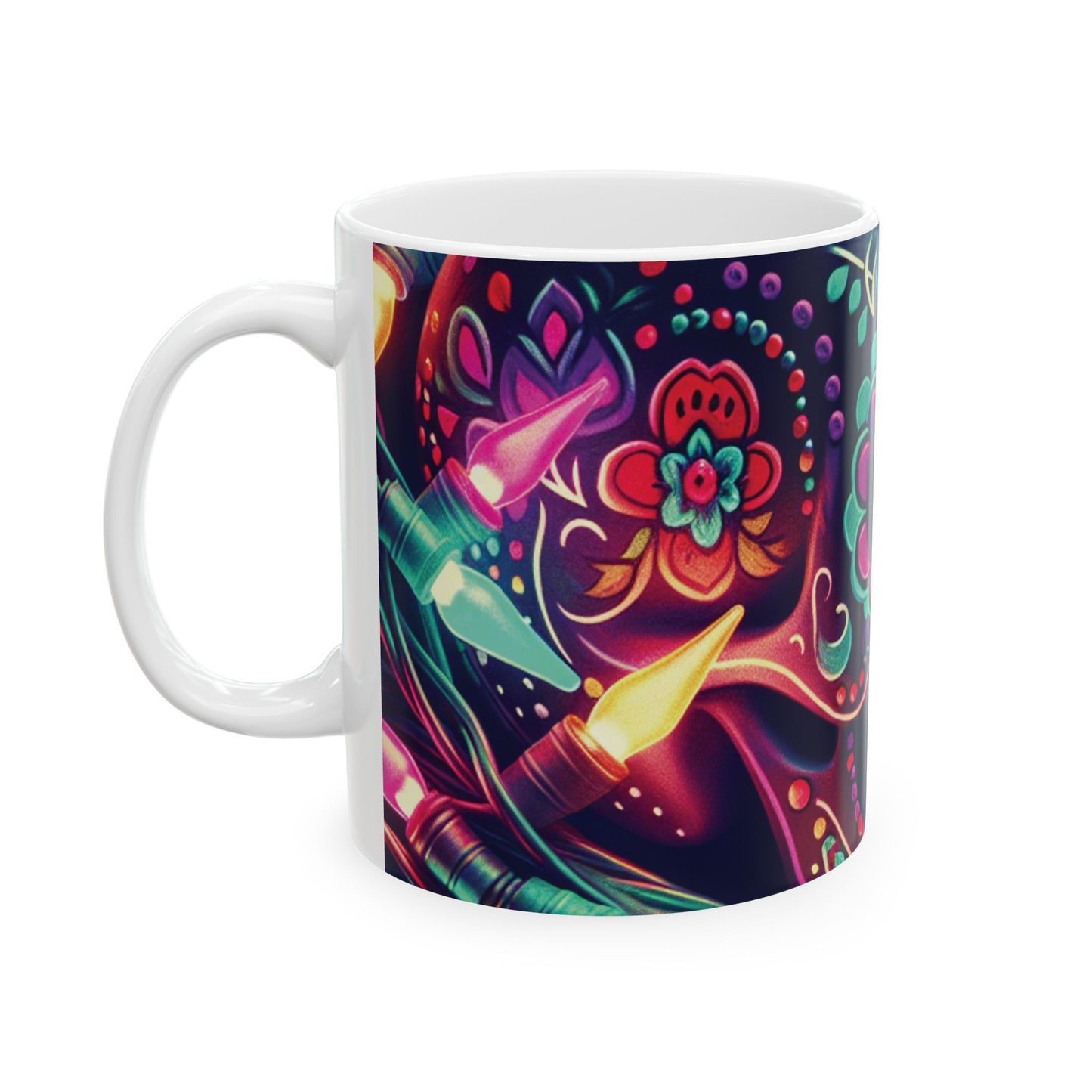 Christmas Sugar Skull Mug