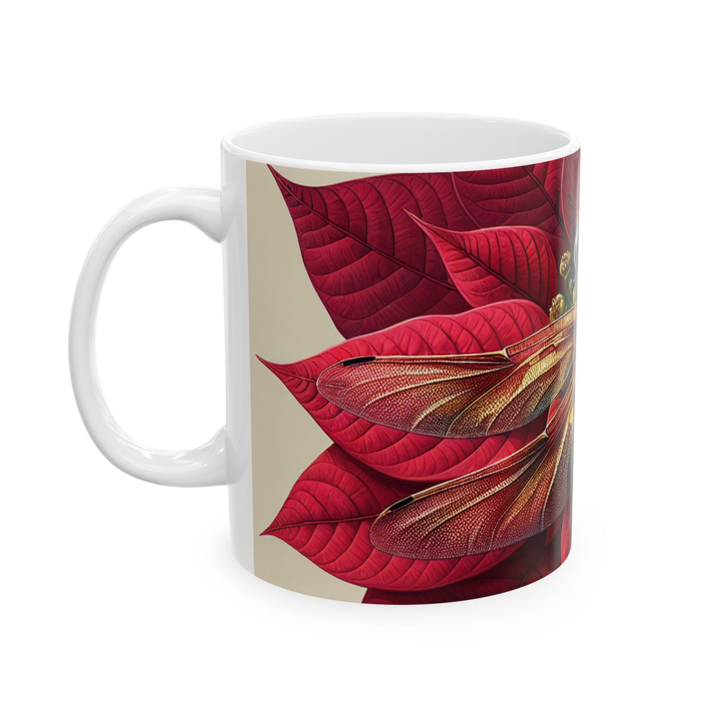 Christmas Dragonfly Mug