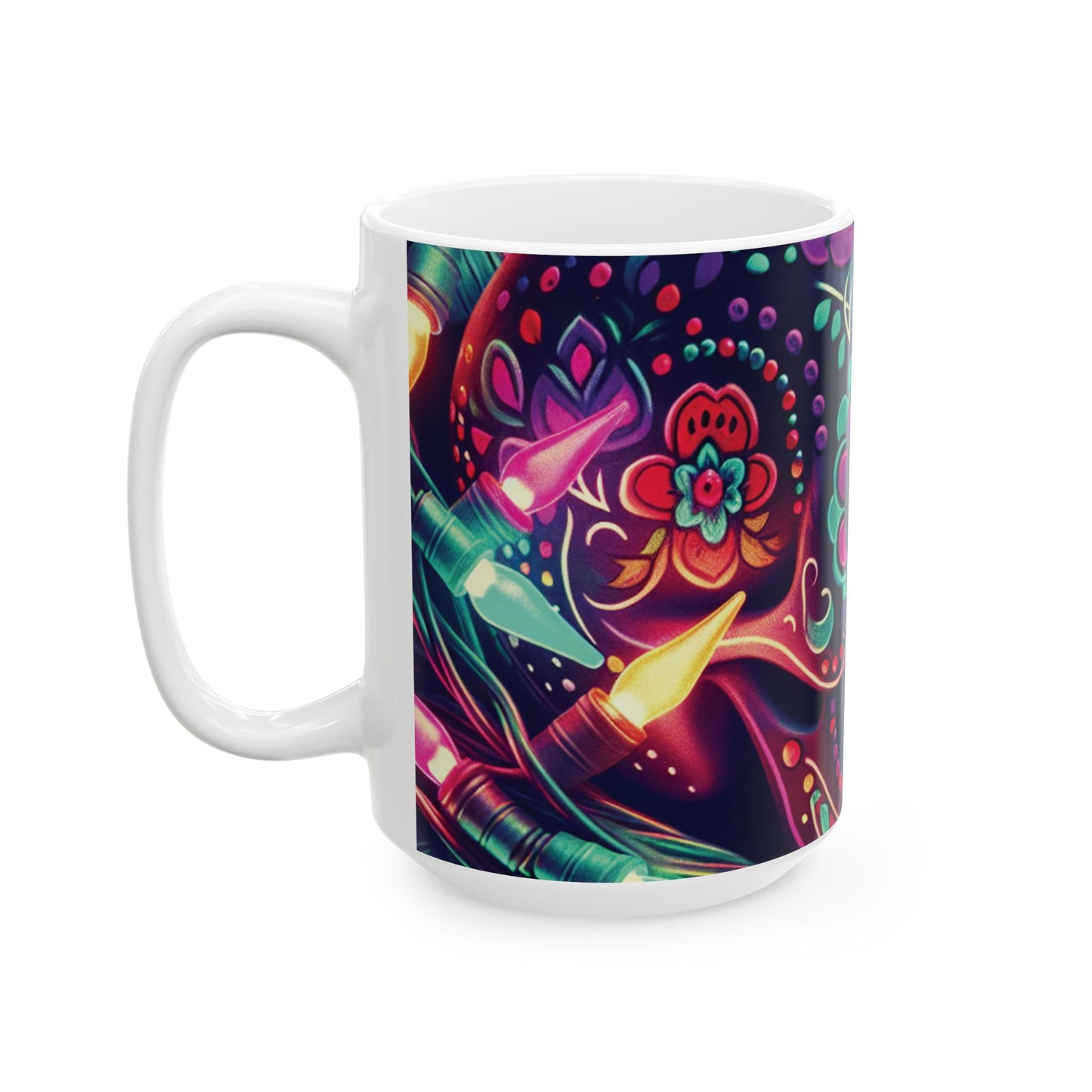 Christmas Sugar Skull Mug